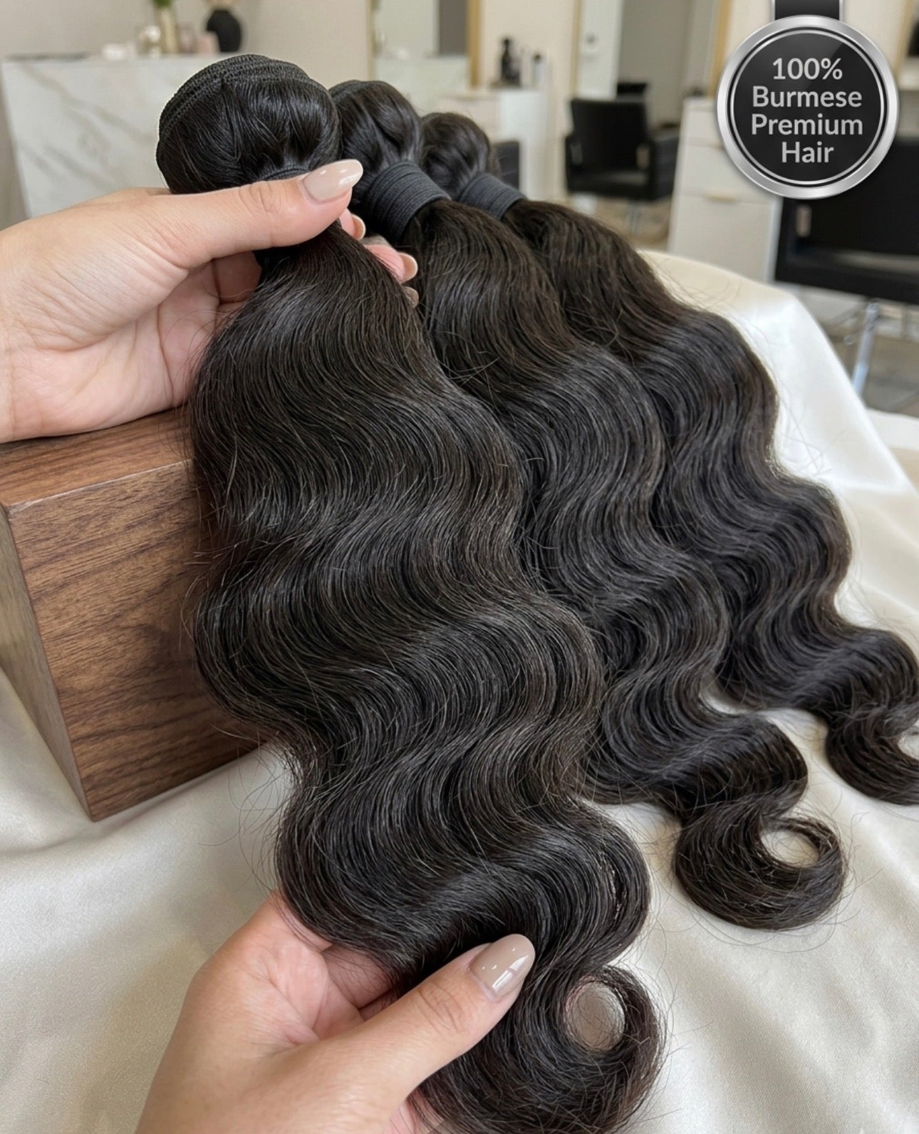 Cabello humano Burmeses